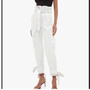 Re/Done Originals x The Attico Collab paper Bag-waist tie-cuff jeans Size 25